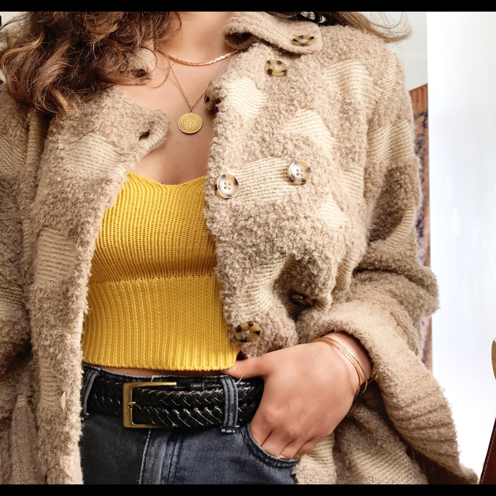 Anthropologie Patchwork Cardigan